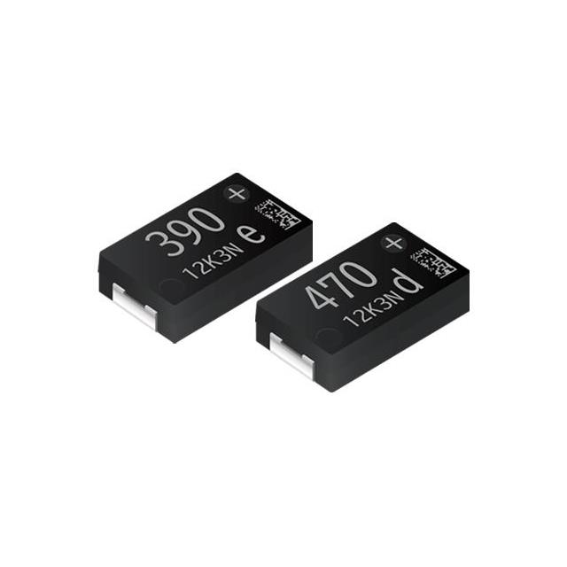 CAP ALUM POLY 390UF 20% 2.5V SMD