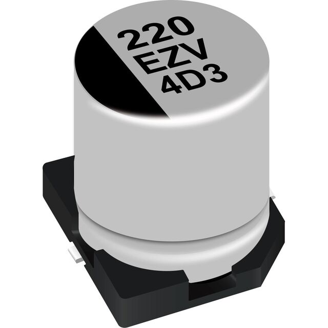 CAP ALUM HYBRID 47UF 20% 63V SMD