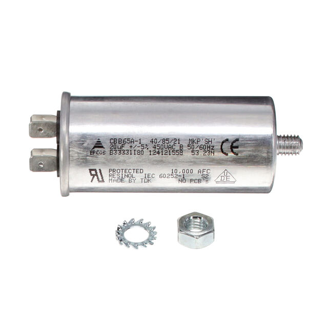 20UF 450V S2 AL 35X75 VDE UL 2+2