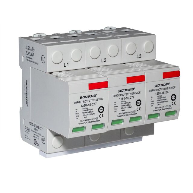 SPD 600VAC MCOV 3 POLE