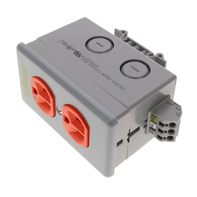DUPLEX RECEPTACLE, (ORANGE)15A,