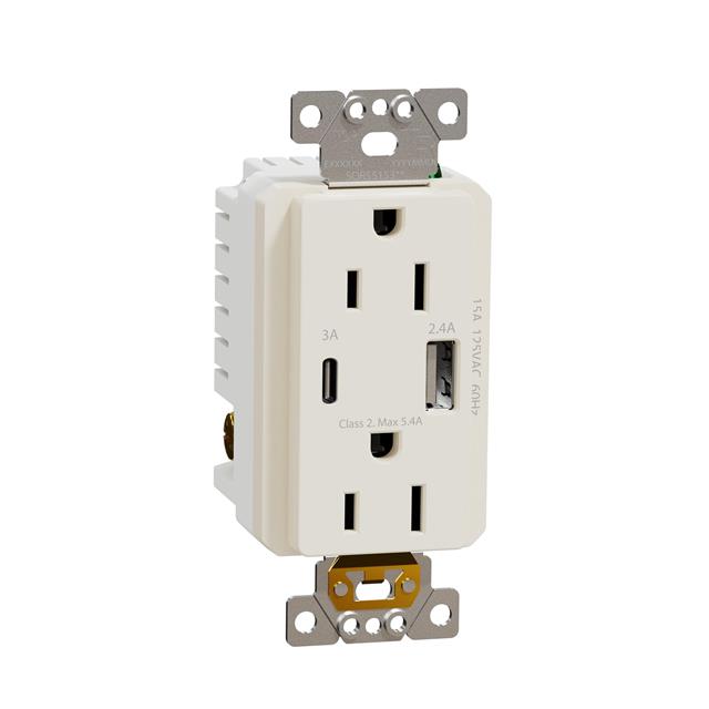 USB A/C 5.4A CHARGR TR DUPLX 15A