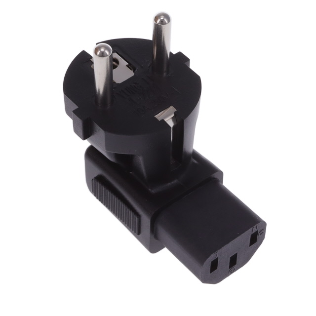 EUROPEAN PLUG ADAPTER ANGLED C