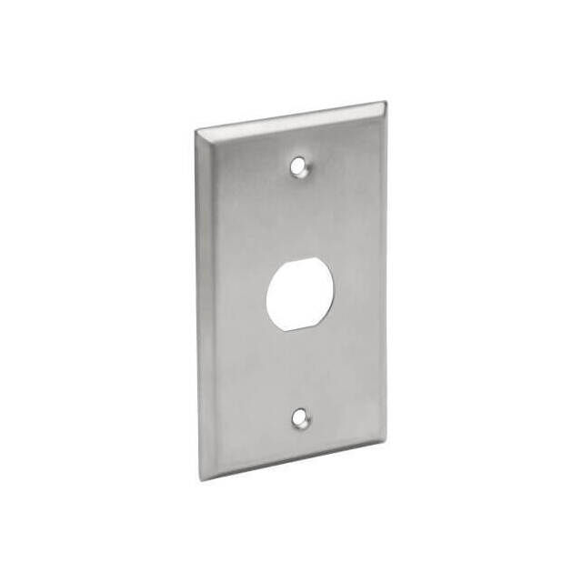 BULKHEAD WALL PLATE, 1 CUTOUT, I