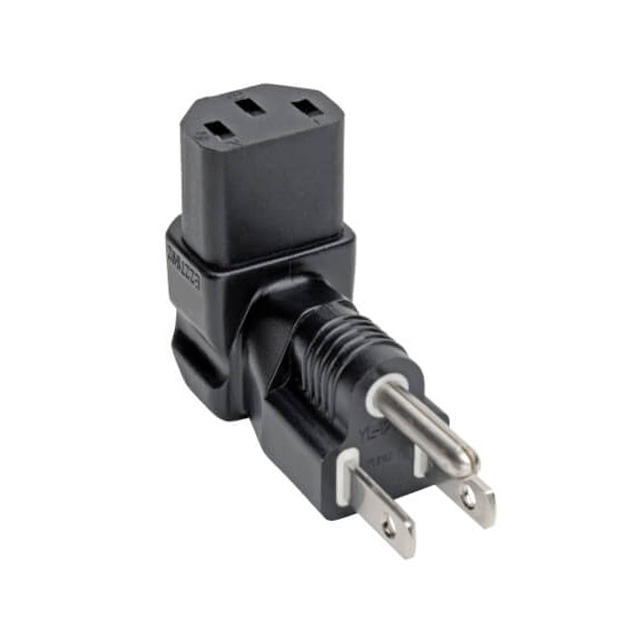 DOWN-ANGLED NEMA 5-15P TO C13 PO