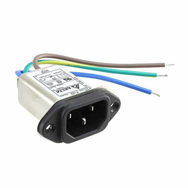 PWR ENT RCPT IEC320-C14 PNL WIRE