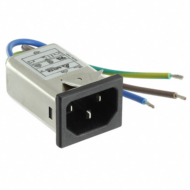 PWR ENT RCPT IEC320-C14 PNL WIRE
