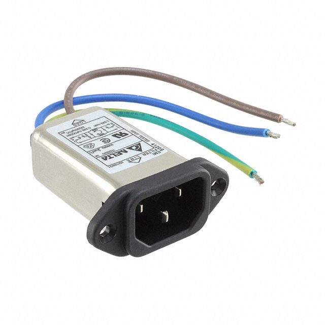 PWR ENT RCPT IEC320-C14 PNL WIRE