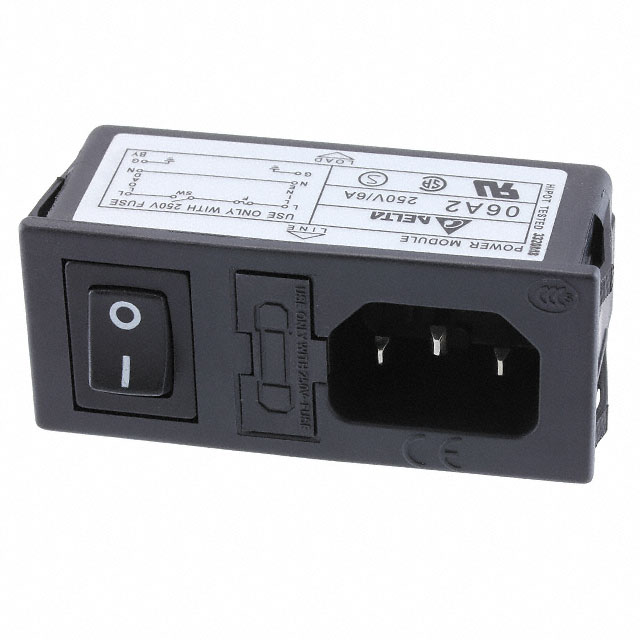PWR ENT MOD RCPT IEC320-C14 PNL