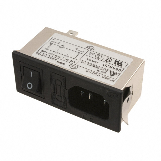 PWR ENT MOD RCPT IEC320-C14 PNL