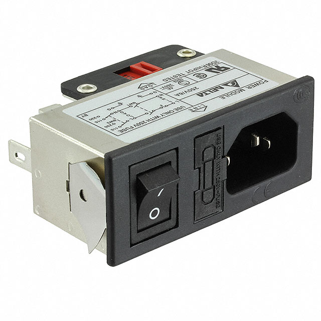 PWR ENT MOD RCPT IEC320-C14 PNL