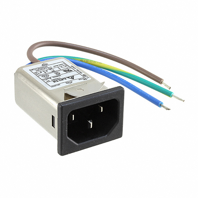 PWR ENT RCPT IEC320-C14 PNL WIRE