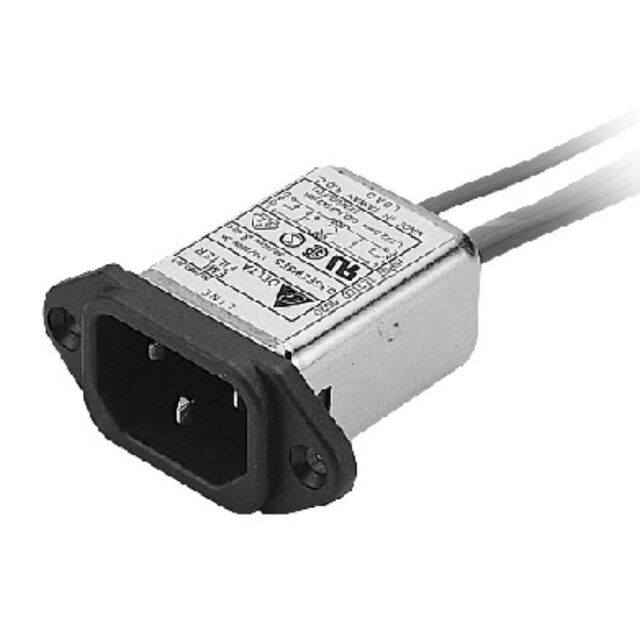 SNAP-IN IEC CONNECTOR FILTER 6A