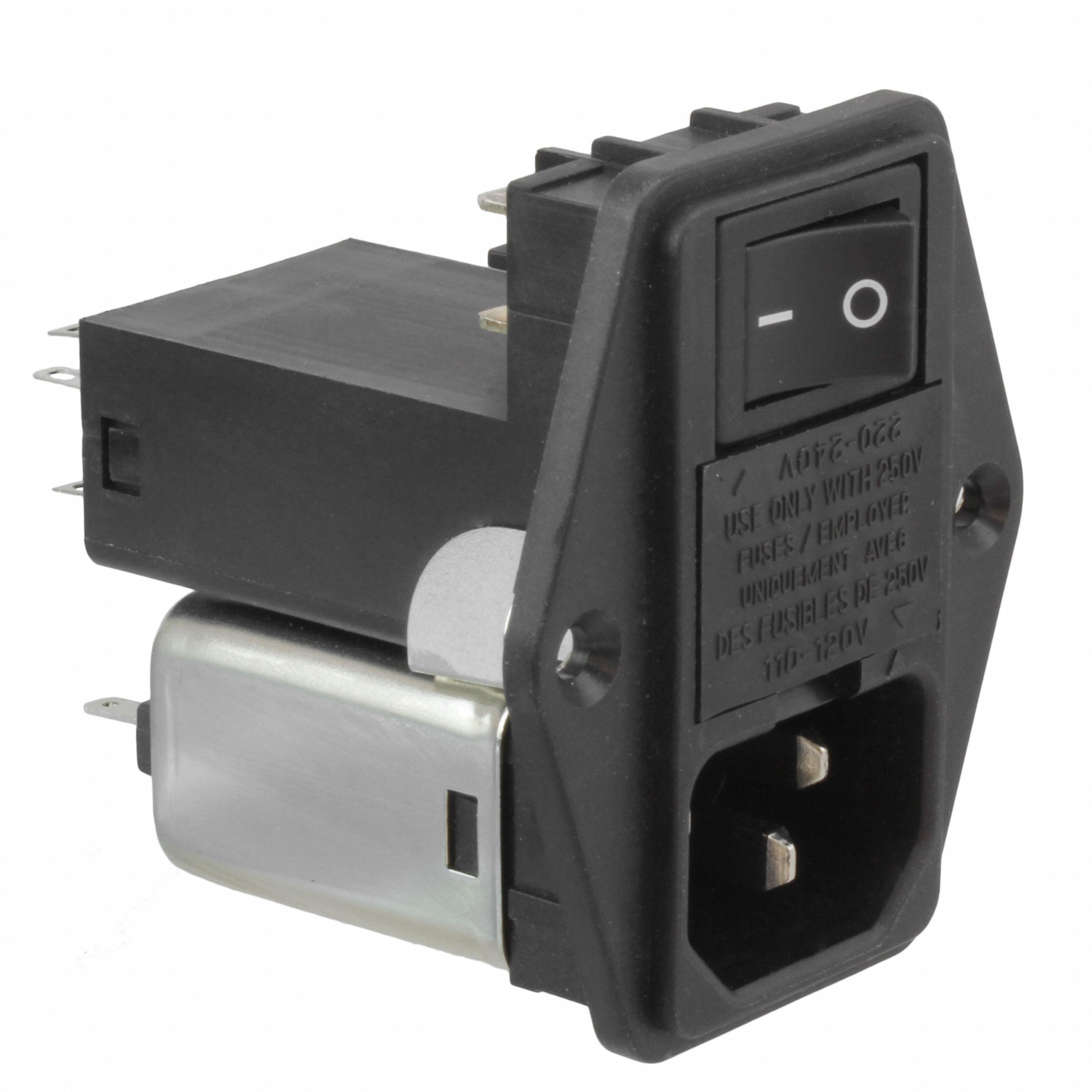 PWR ENT MOD RCPT IEC320-C14 PNL