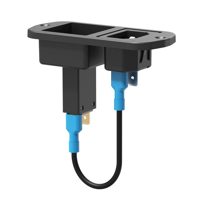 PWR ENT MOD RCPT IEC320-C14 PNL