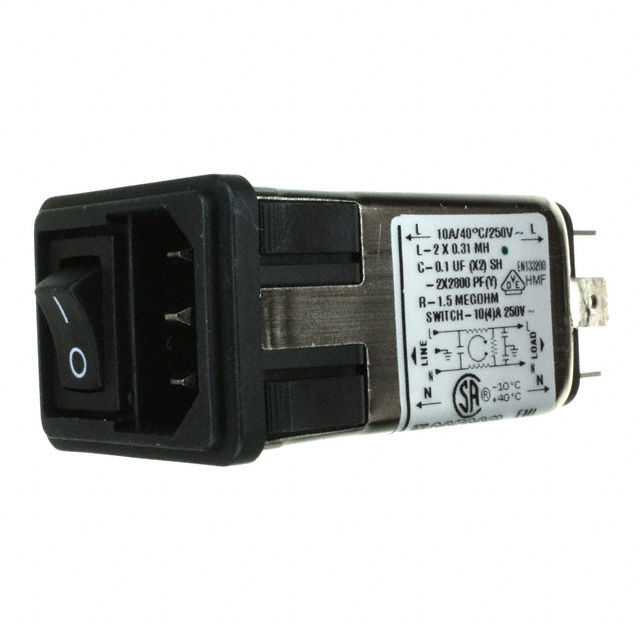 PWR ENT MOD RCPT IEC320-C14 PNL