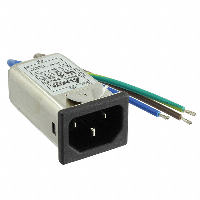 PWR ENT RCPT IEC320-C14 PNL WIRE