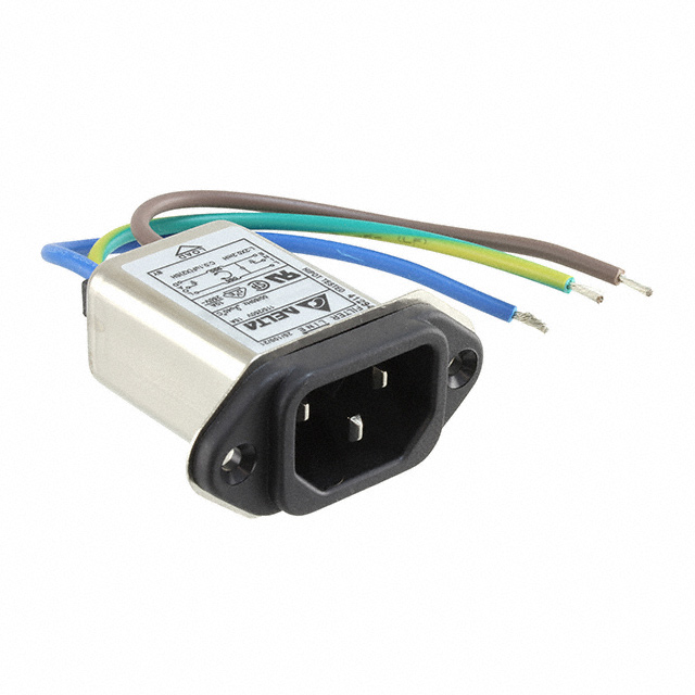 PWR ENT RCPT IEC320-C14 PNL WIRE