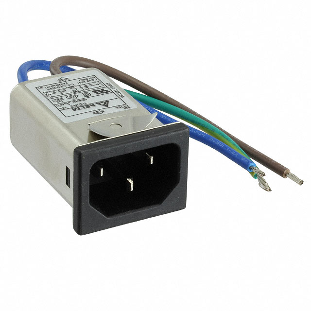 PWR ENT RCPT IEC320-C14 PNL WIRE
