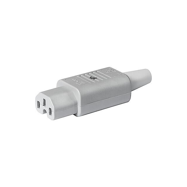 PWR ENT PLUG IEC320-C15 STR SCRW