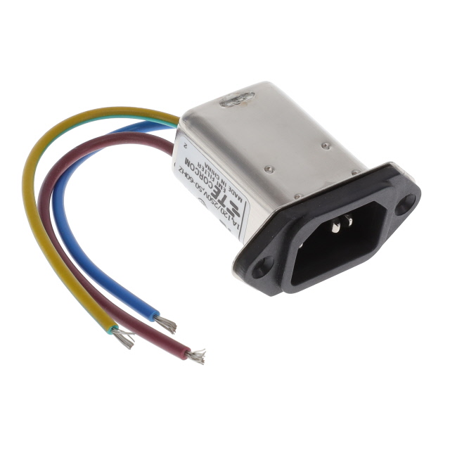 PWR ENT RCPT IEC320-C14 PNL WIRE
