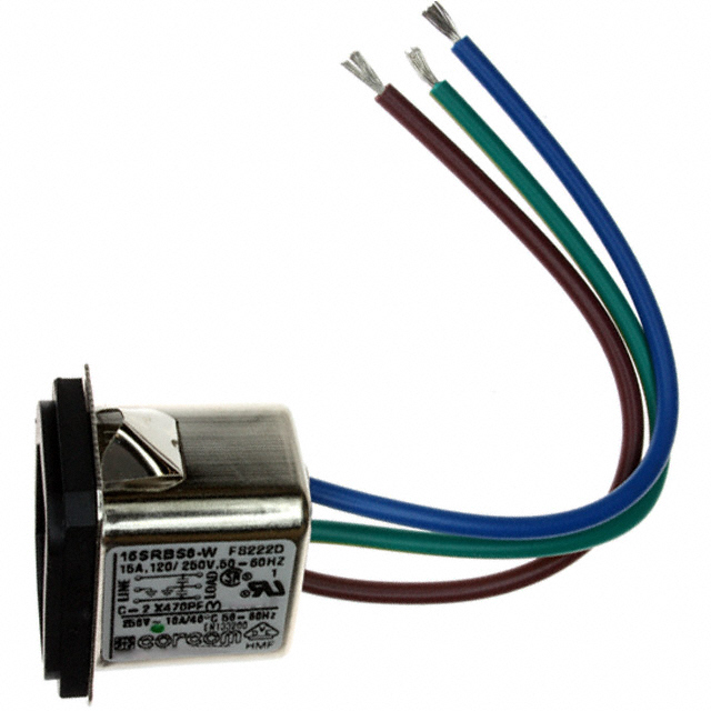 PWR ENT RCPT IEC320-C14 PNL WIRE