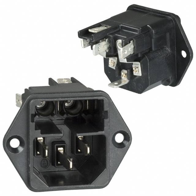 PWR ENT MOD RCPT IEC320-C14 PNL