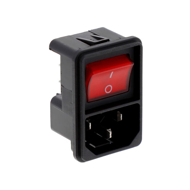 PWR ENT MOD RCPT IEC320-C14 PNL