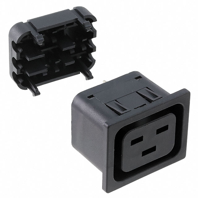 PWR ENT RCPT IEC320-2-2J PNL IDC