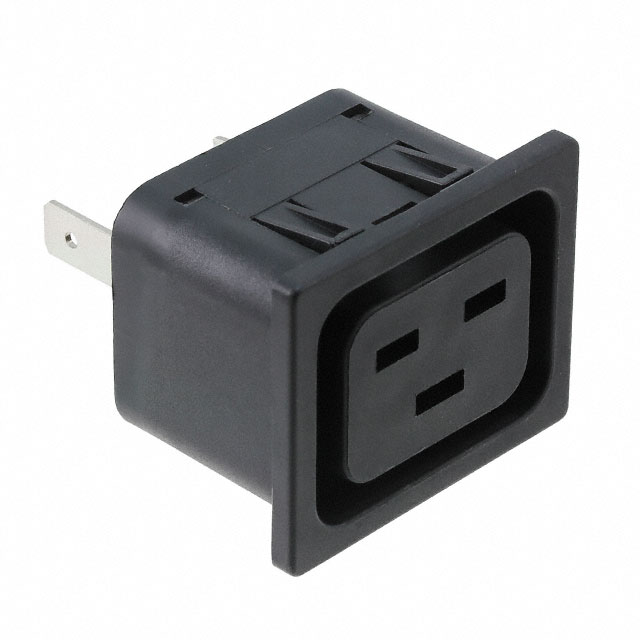 PWR ENT RCPT IEC320-2-2J PNL QC