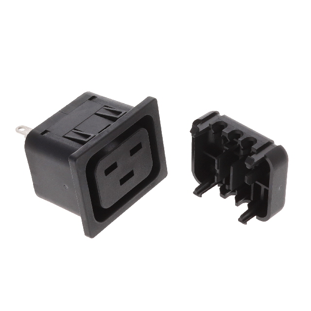 PWR ENT RCPT IEC320-2-2J PANEL