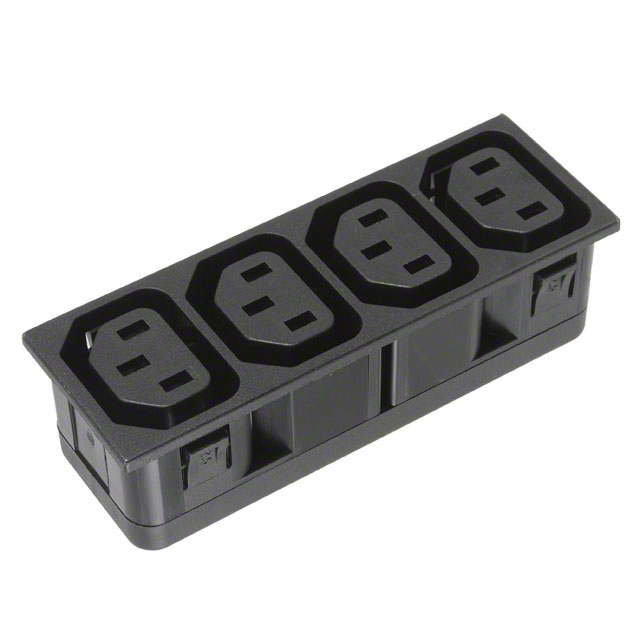 PWR ENT RCPT IEC320-2-2F PNL QC