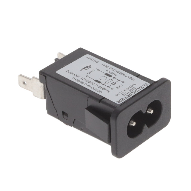 PWR ENT RCPT IEC320-C8 PANEL QC