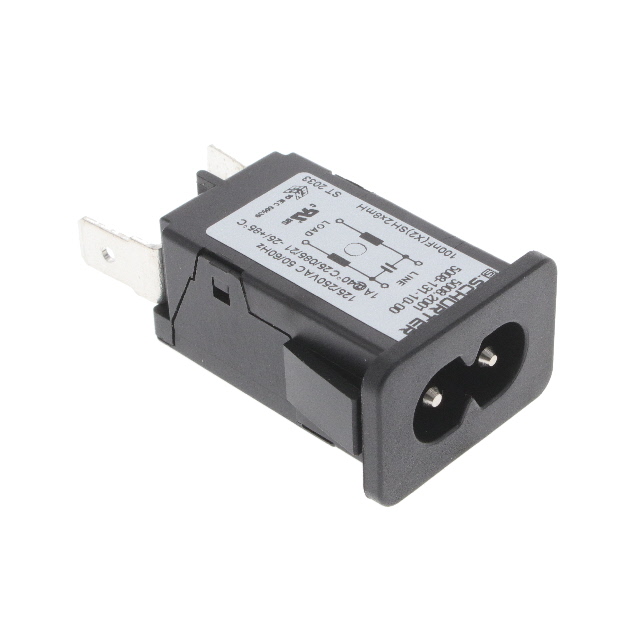 PWR ENT RCPT IEC320-C8 PANEL QC