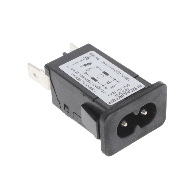 PWR ENT RCPT IEC320-C8 PANEL QC