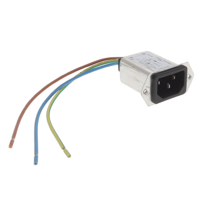 PWR ENT RCPT IEC320-C14 PNL WIRE