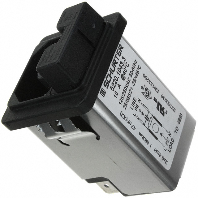 PWR ENT MOD RCPT IEC320-C14 PNL