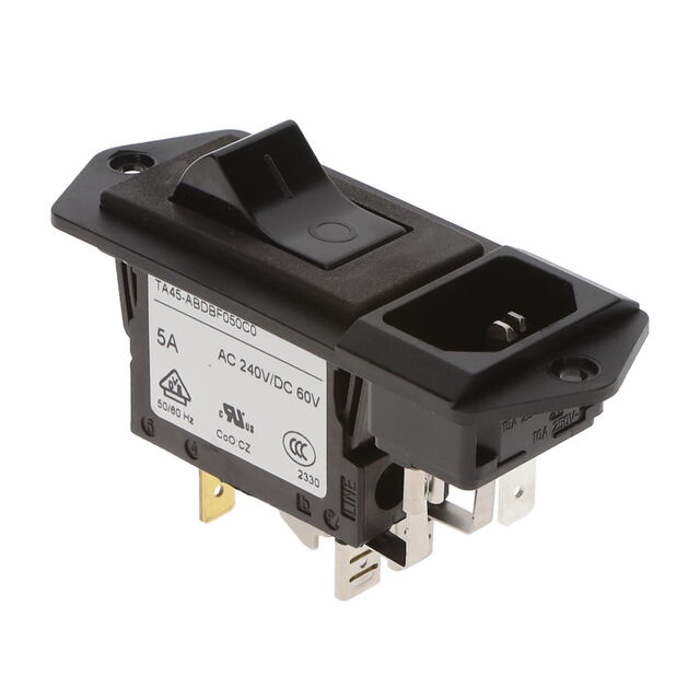 PWR ENT MOD RCPT IEC320-C14 PNL
