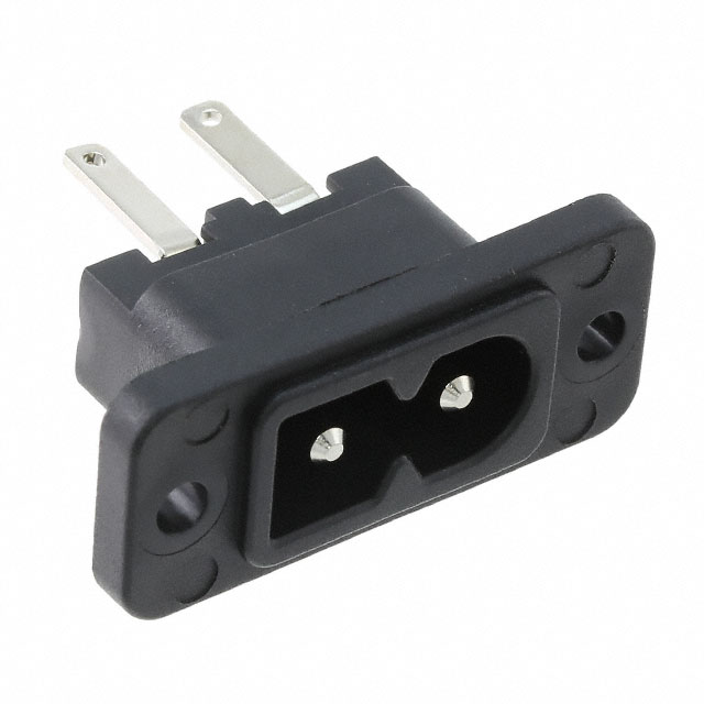 PWR ENT RCPT IEC320-C8 PANEL QC