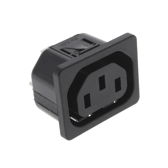 PWR ENT RCPT IEC320-2-2F PNL QC