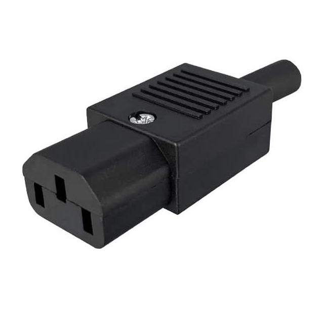 PWR ENT PLUG IEC320-C13 STR SCRW