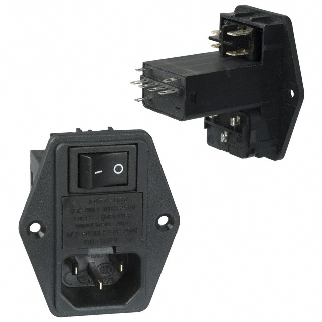 PWR ENT MOD RCPT IEC320-C14 PNL