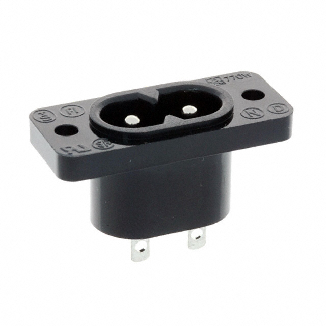 PWR ENT RCPT IEC320-C8 PANEL QC