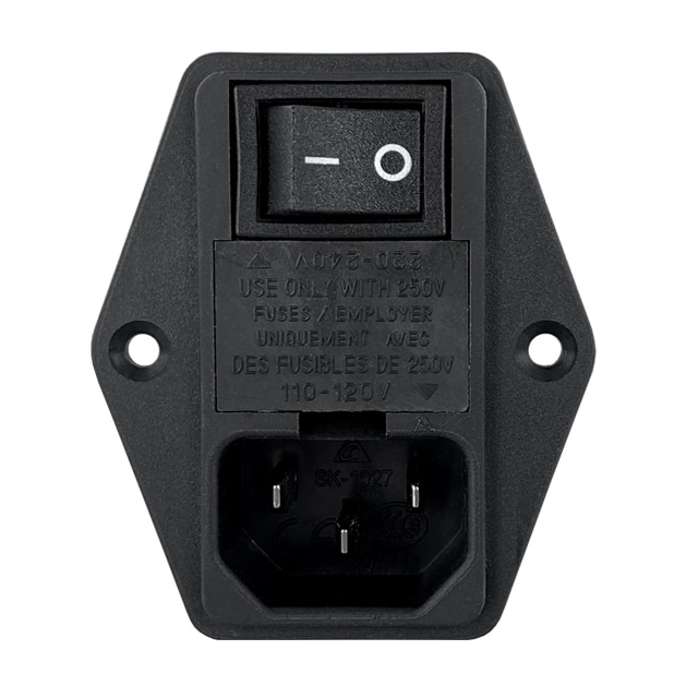 PWR ENT MOD RCPT IEC320-C14 PNL
