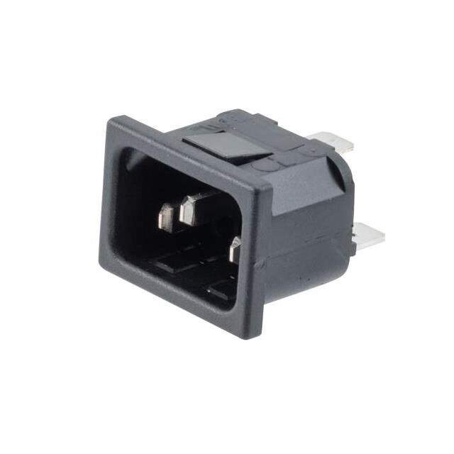 AC PEM C14 1.0MM PANEL SNAP-IN