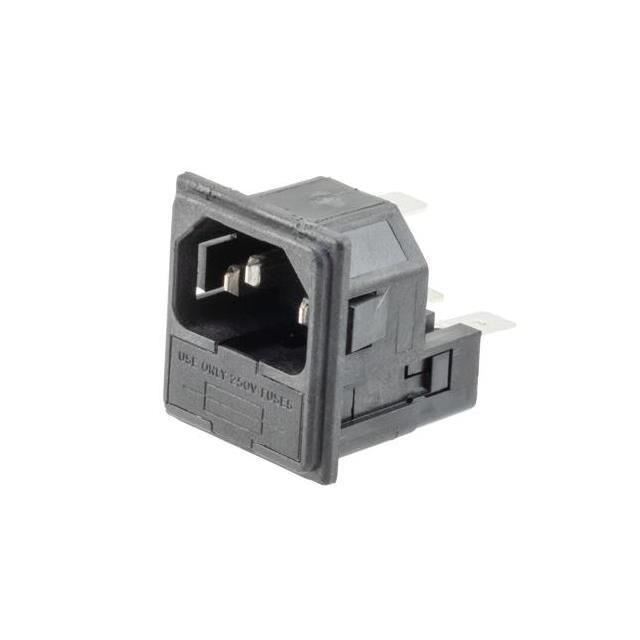 AC PEM C14 1.5MM PANEL SNAP-IN