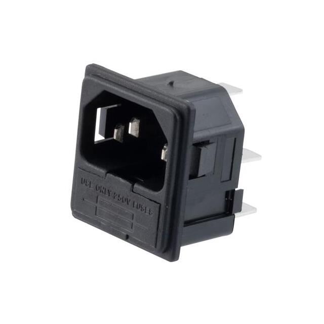 AC PEM C14 3.0MM PANEL SNAP-IN