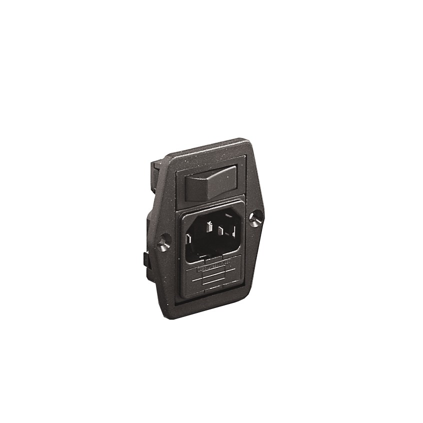 PWR ENT MOD RCPT IEC320-C14 PNL
