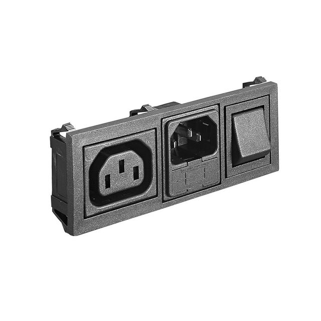 PWR ENT IN/OUT IEC320-2-2F PNL