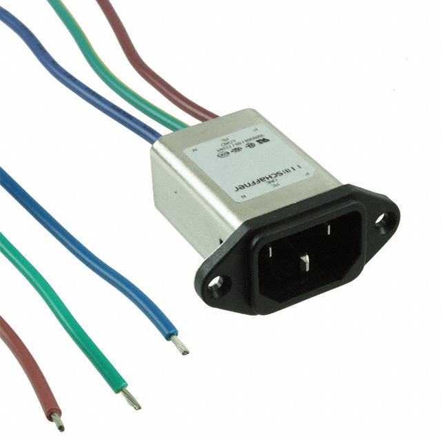 PWR ENT RCPT IEC320-C14 PNL WIRE